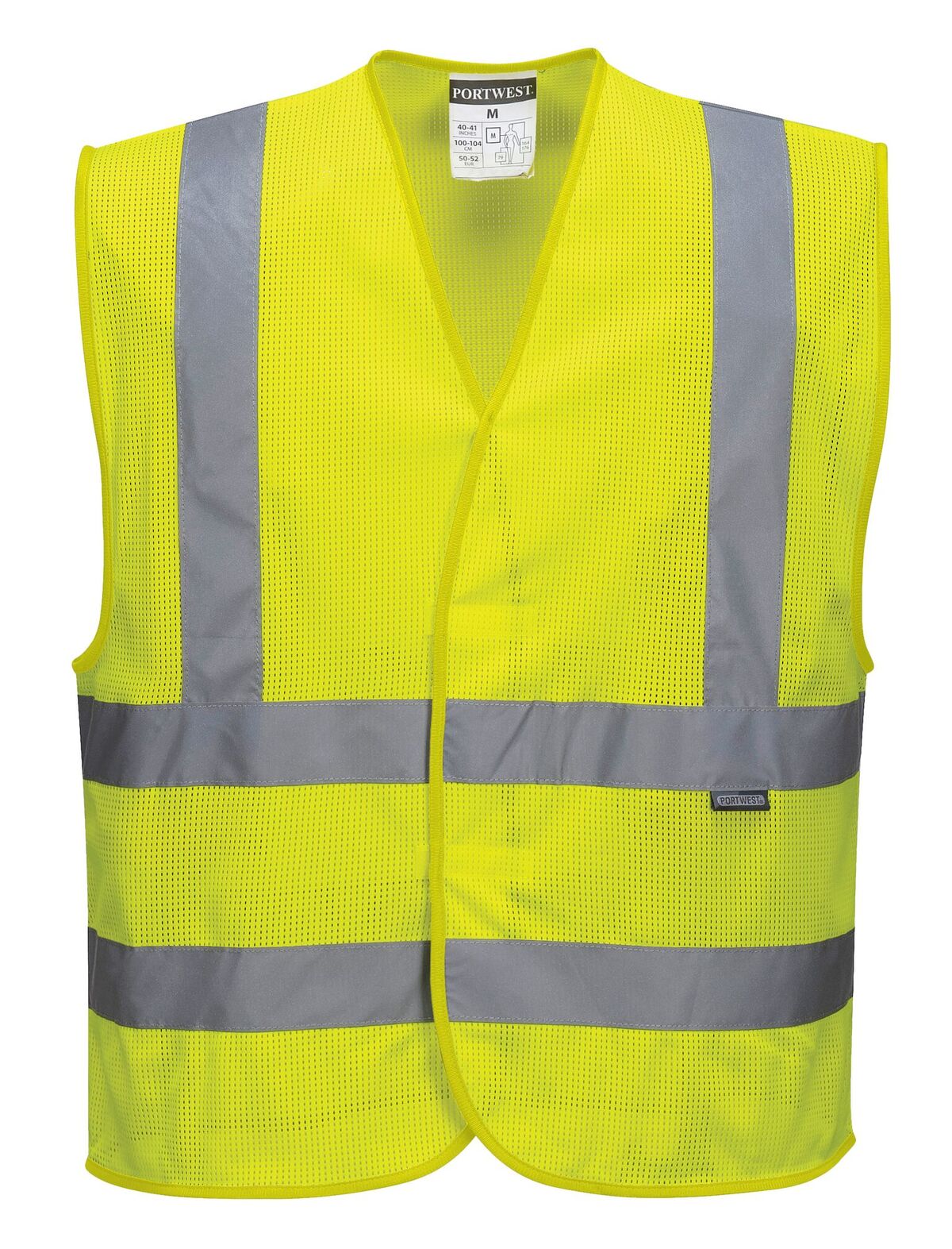Hi-Vis Väst med Svarta Kontraster