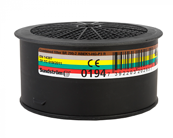 SR 299-2 Kombinationsfilter ABEK1-Hg-P3 R