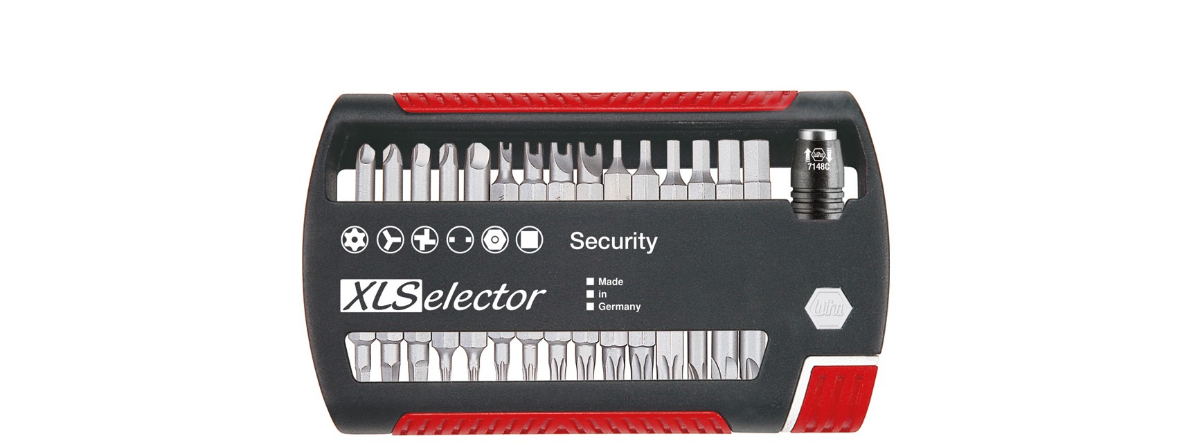 Bitssats XLSelector Security, standard, 25 mm - blandat 31 delar 1/4"