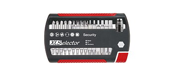 Bitssats XLSelector Security, standard, 25 mm - blandat 31 delar 1/4"