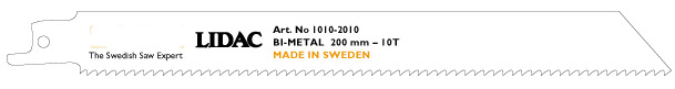 Tigersågsblad Bi-Metall 200mm - 50 pack (2,5)