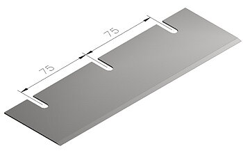 Mattstripperblad Rakt 210 x 65 x 1 mm