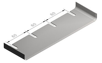 Mattstripperblad Uppvikt 225 x 65 x 1 mm