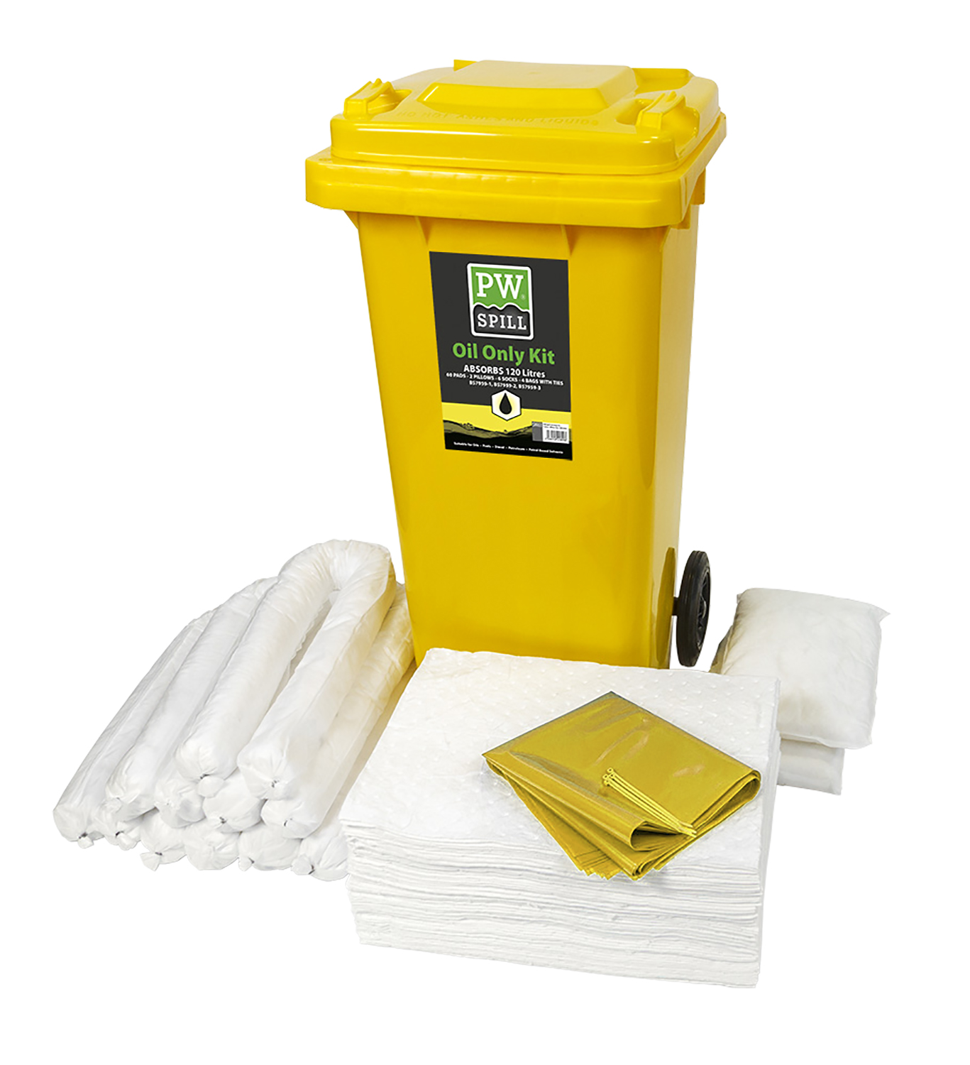 PW Spill 120 Liter Endast olje Kit - 2