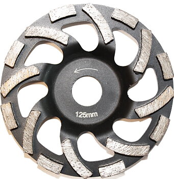 Slipskål 125 mm STD G35-40 Mjuk Betong