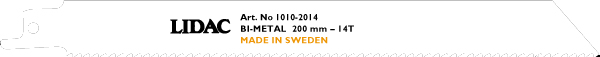 Tigersågsblad Bi-Metall 200mm