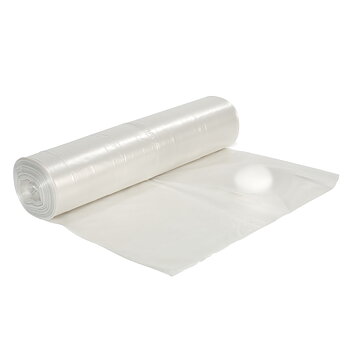 Grovsäck 125L Transparent LDPE 90my