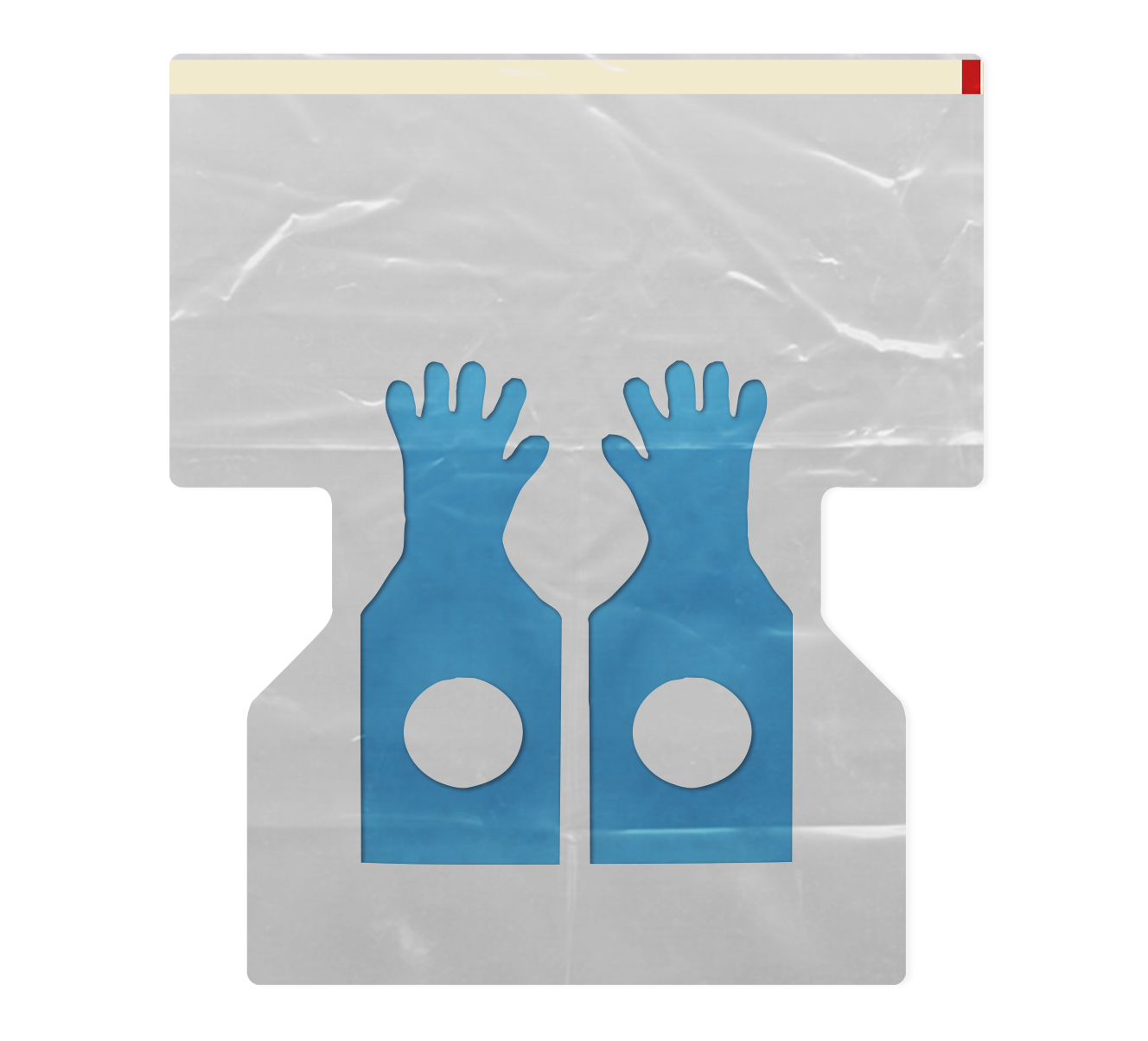 Glovebag Standardpåse raka rör XL