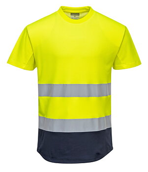 Tvåfärgs Mesh T-shirt