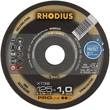 Rhodius XT38 kapskiva 230 x 1,9 x 22,23 mm