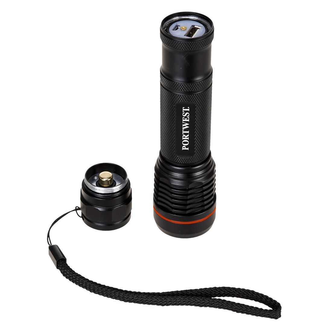 USB uppladdningsbara ficklampa - 2