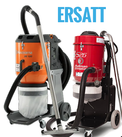 Husqvarna DE 120 ersätter Pullman  S26 - Stoftavskiljare