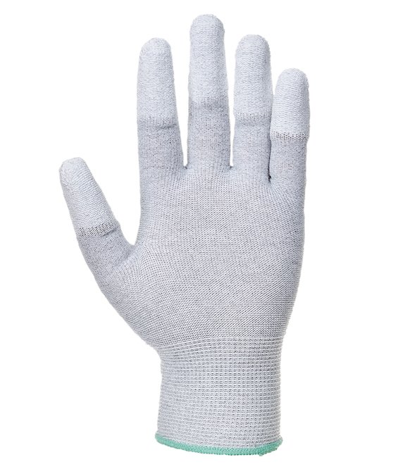 Antistatisk PU fingertoppshandske -  för varuautomater - 2