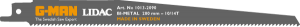 TIGERSÅGBLAD BI-METALL -200 x 19 x 1,3 - 1013-2090 - 50 pack