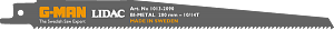 TIGERSÅGBLAD BI-METALL -200 x 19 x 1,3 - 1013-2090 - 50 pack