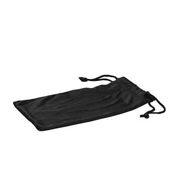 Glasögonpåse svart microfiber 10st/frp
