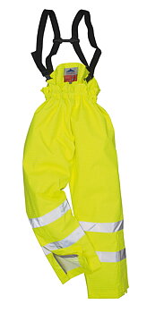 Bizflame Regn Fodrad Hi-Vis Antistatisk FR Byxa
