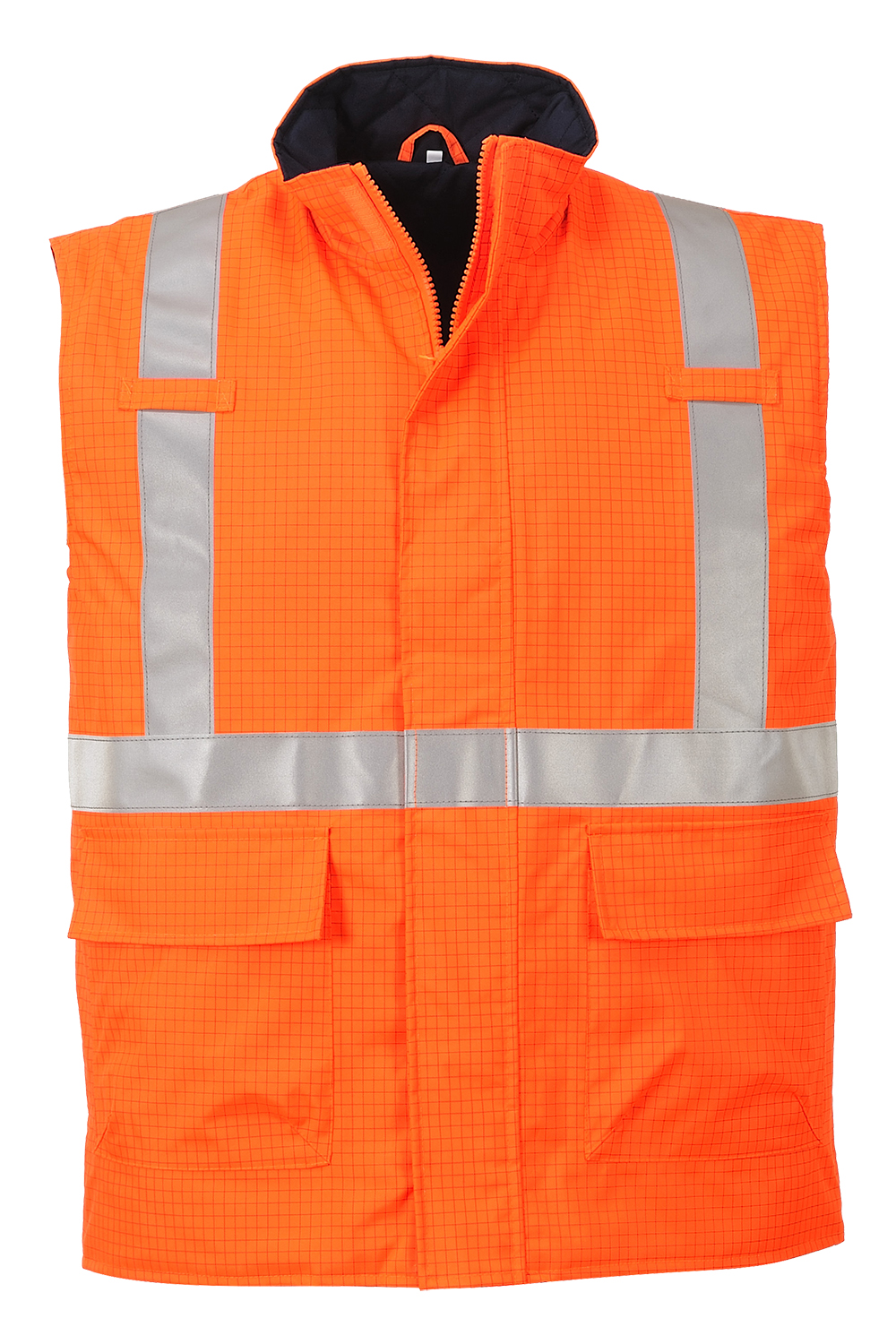 Bizflame Regn Hi-Vis Antistatisk FR Bodywarmer - 2