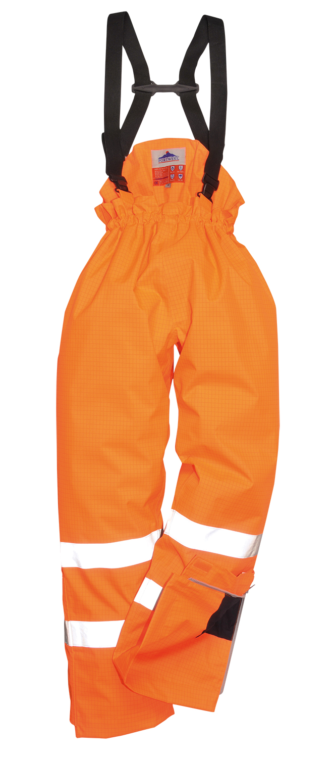 Bizflame Regn Ofodrad - Hi Vis Antistatisk FR Byxa - 2