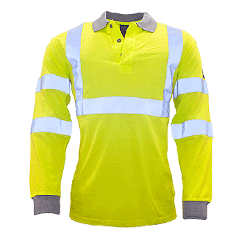 Flam Resistent Anti-Statisk Hi-Vis Långärmad piketröja