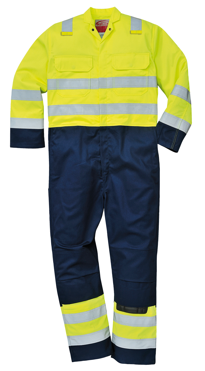 Hi-Vis Anti-Statisk Bizflame Pro Overall - 2