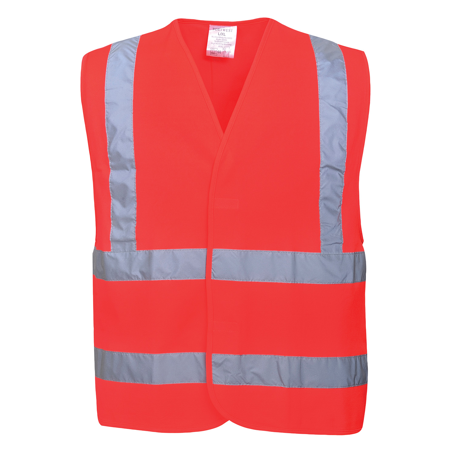Hi-Vis Two Band & Brace Väst - 3