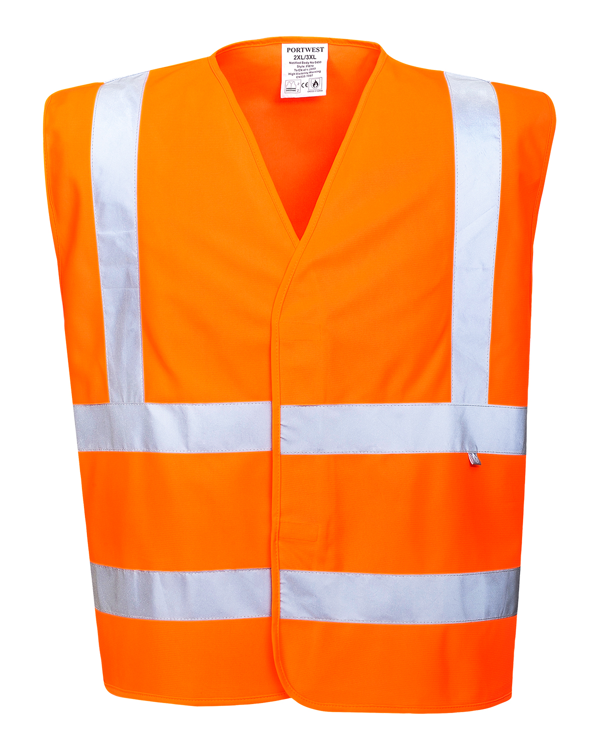 Hi-Vis Väst - Flam Resistent - 2