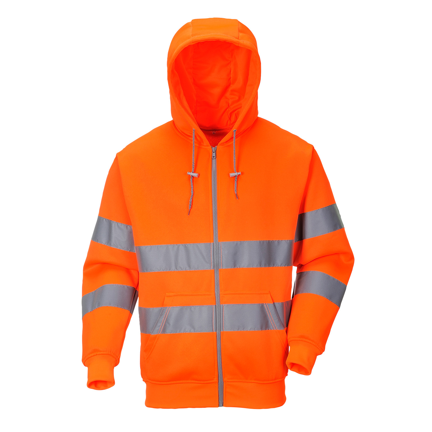 Hi-Vis Zip Front Hoodie - 2