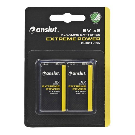      9 V-batterier Extreme Power 2-p - 2