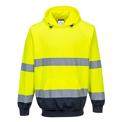 Tvåfärgad Sweatshirt med hood