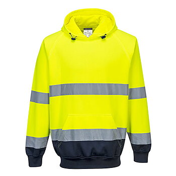 Tvåfärgad Sweatshirt med hood
