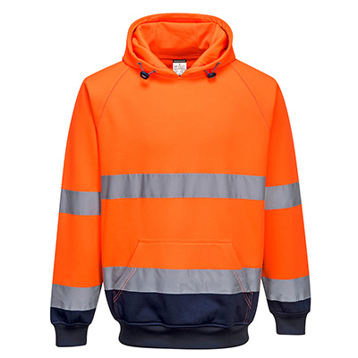 Tvåfärgad Sweatshirt med hood - 3