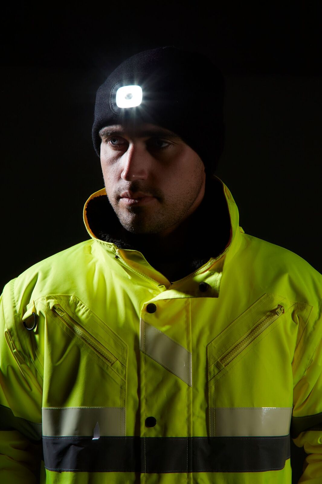 Uppladdningsbar LED Beanie - 7