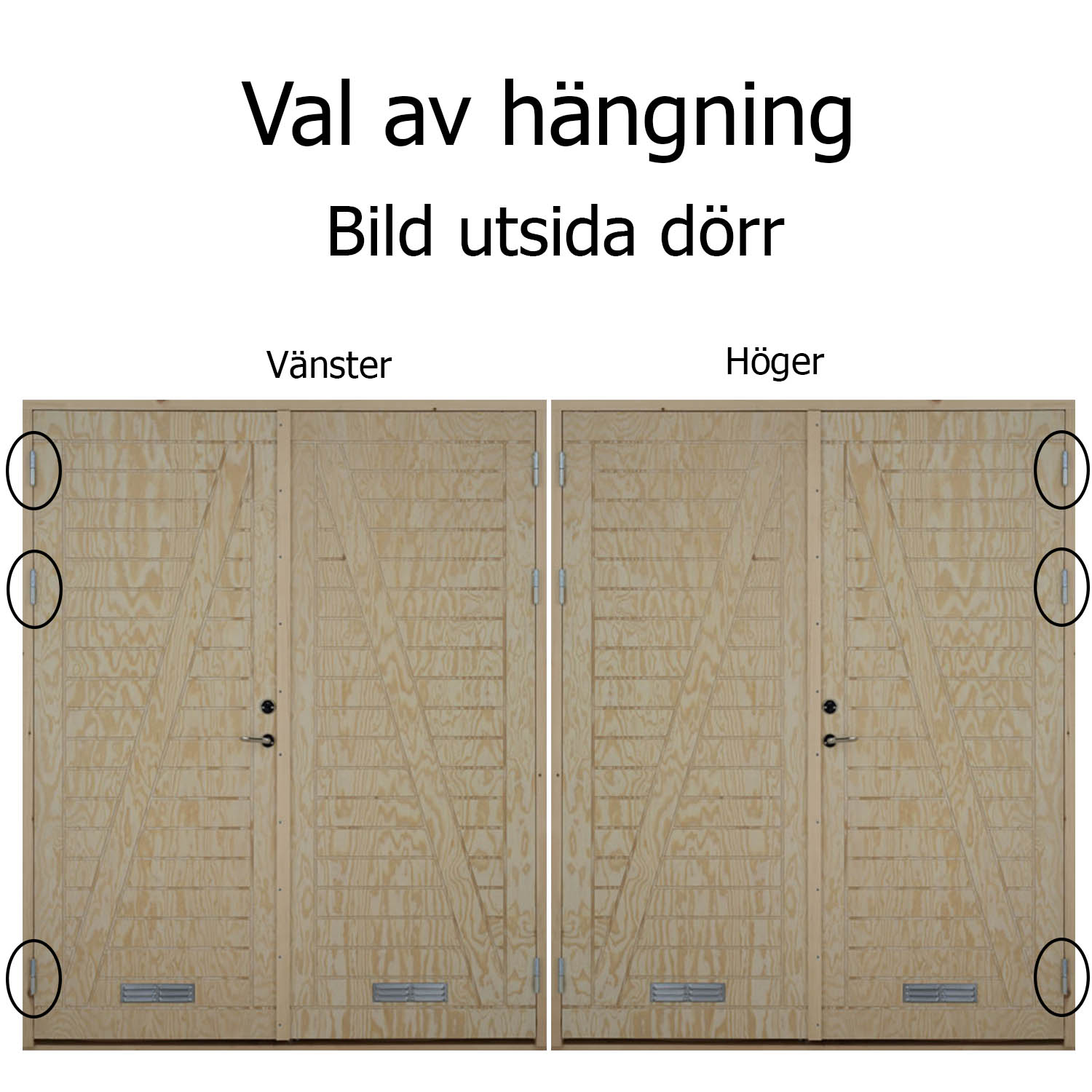 Tofløyet boddør F8 - 3
