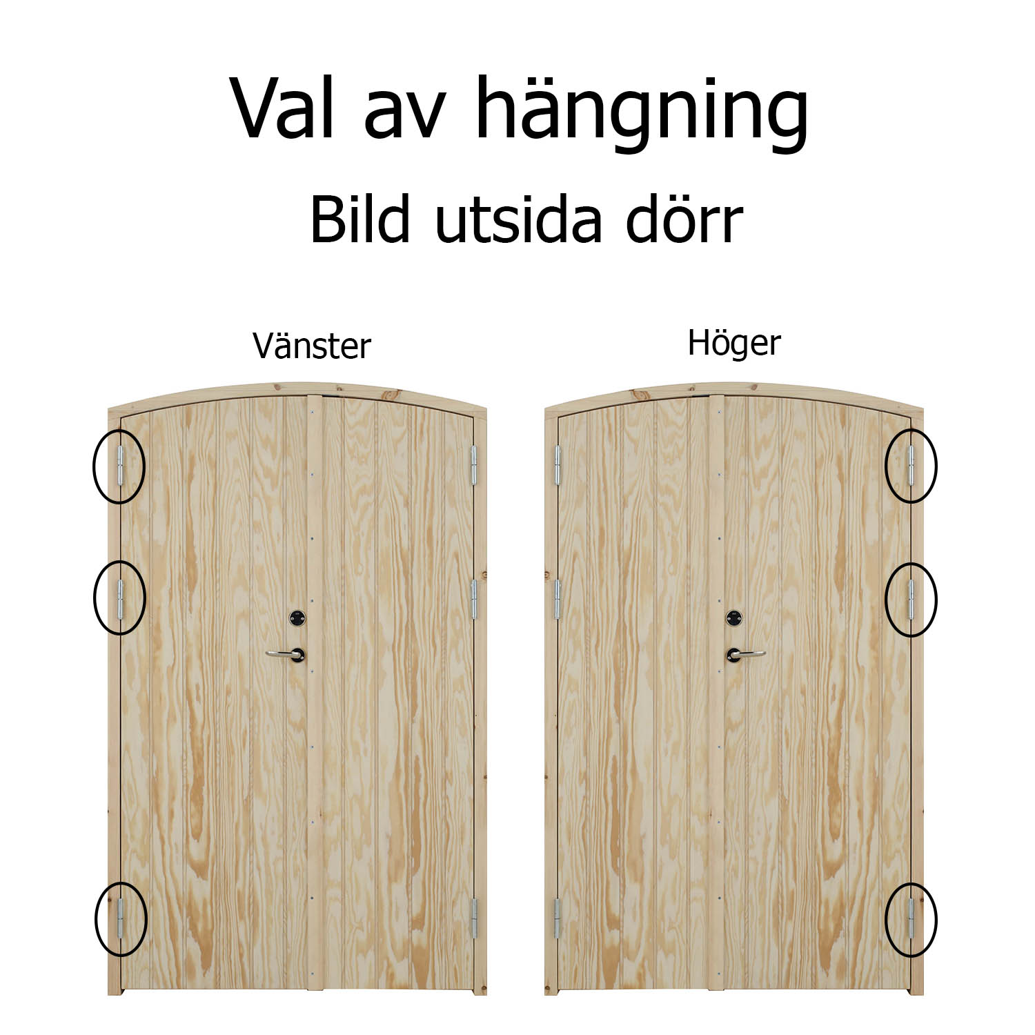 Tofløyet boddør F6 - 3