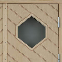 Tofløyet boddør F10 - 3