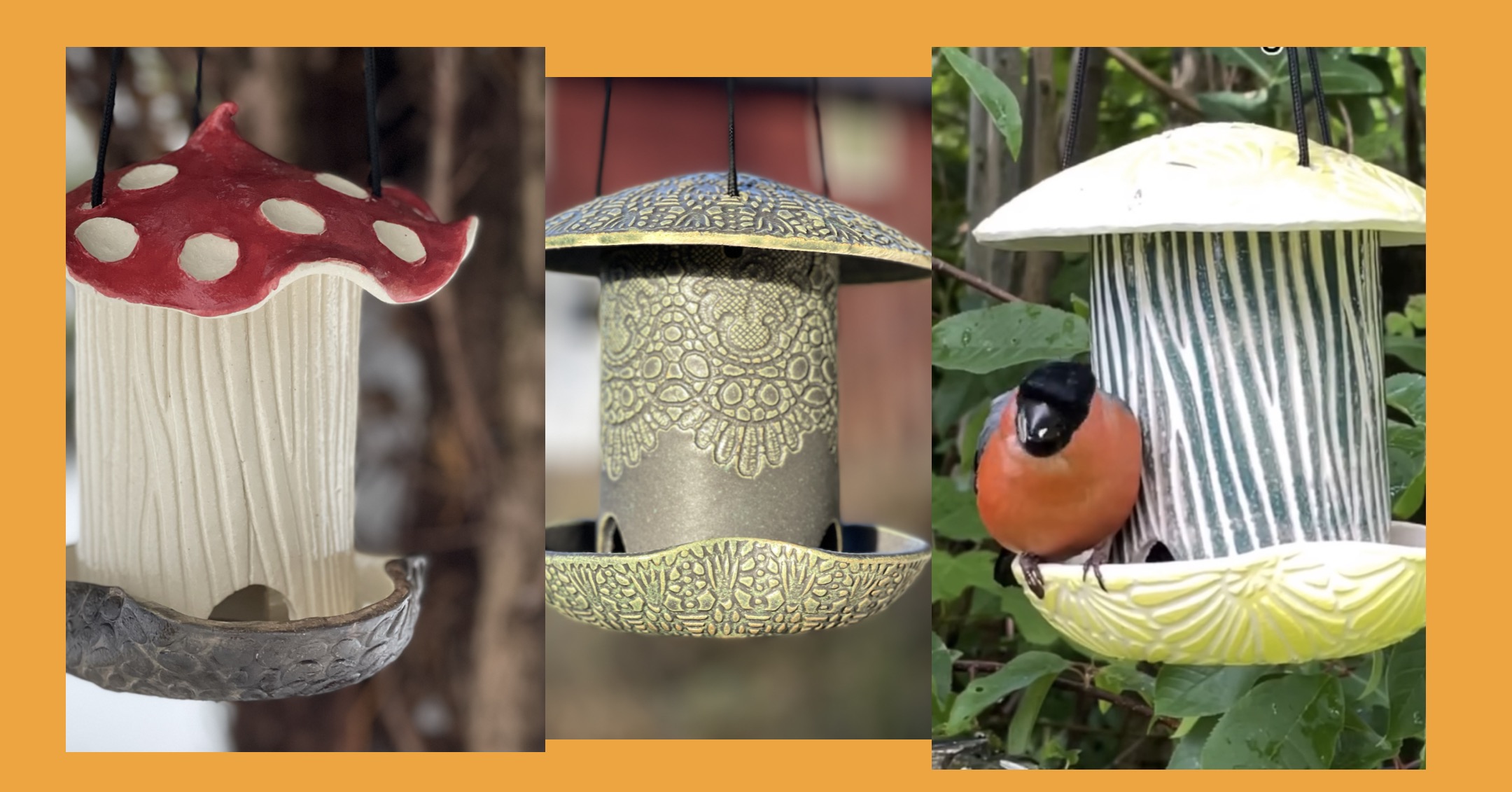 Fuglematere Håndlaget og unike Frostsikker, gnage og hakkesikker