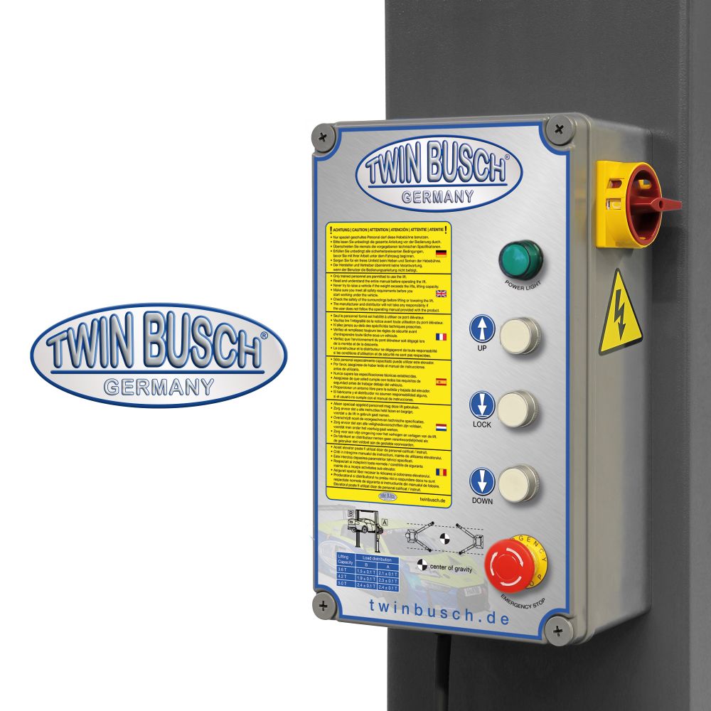 KAMPANJ! Tvåpelarlyft 4,2 t Basic Line Automatisk PREMIUM KIT - 5