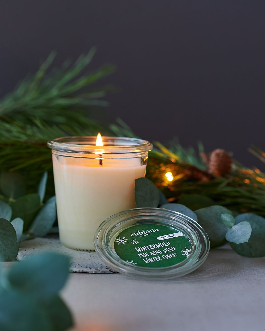 Eubiona Doftljus i glas - Winter Forest (gran, kanel, apelsin) - 2