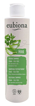 Eubiona Återställande Ekologiskt Schampo Henna & Aloe Vera 200 ml - För torrt och sprött hår