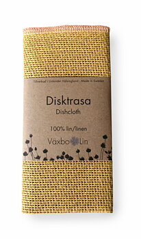 Disktrasa Gul med oblekt fåll - Växbo Lin