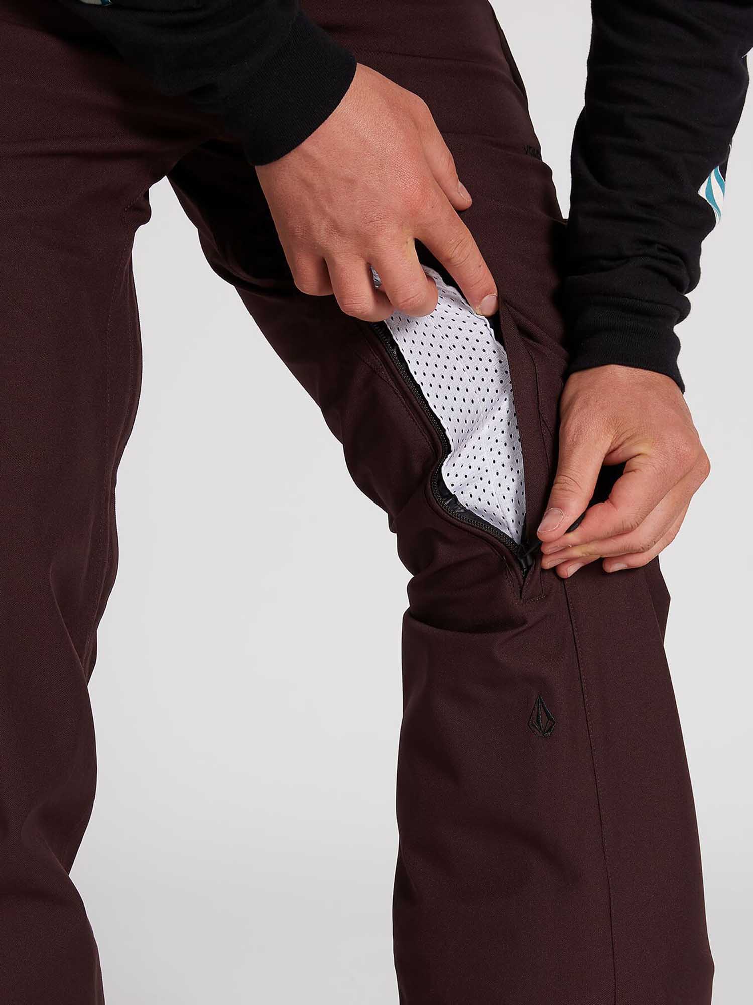 Volcom - Freakin Snow Chino Burgundy - 5