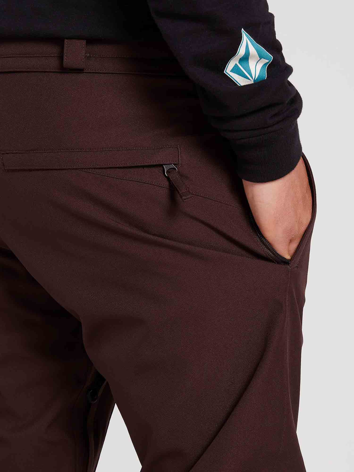 Volcom - Freakin Snow Chino Burgundy - 4