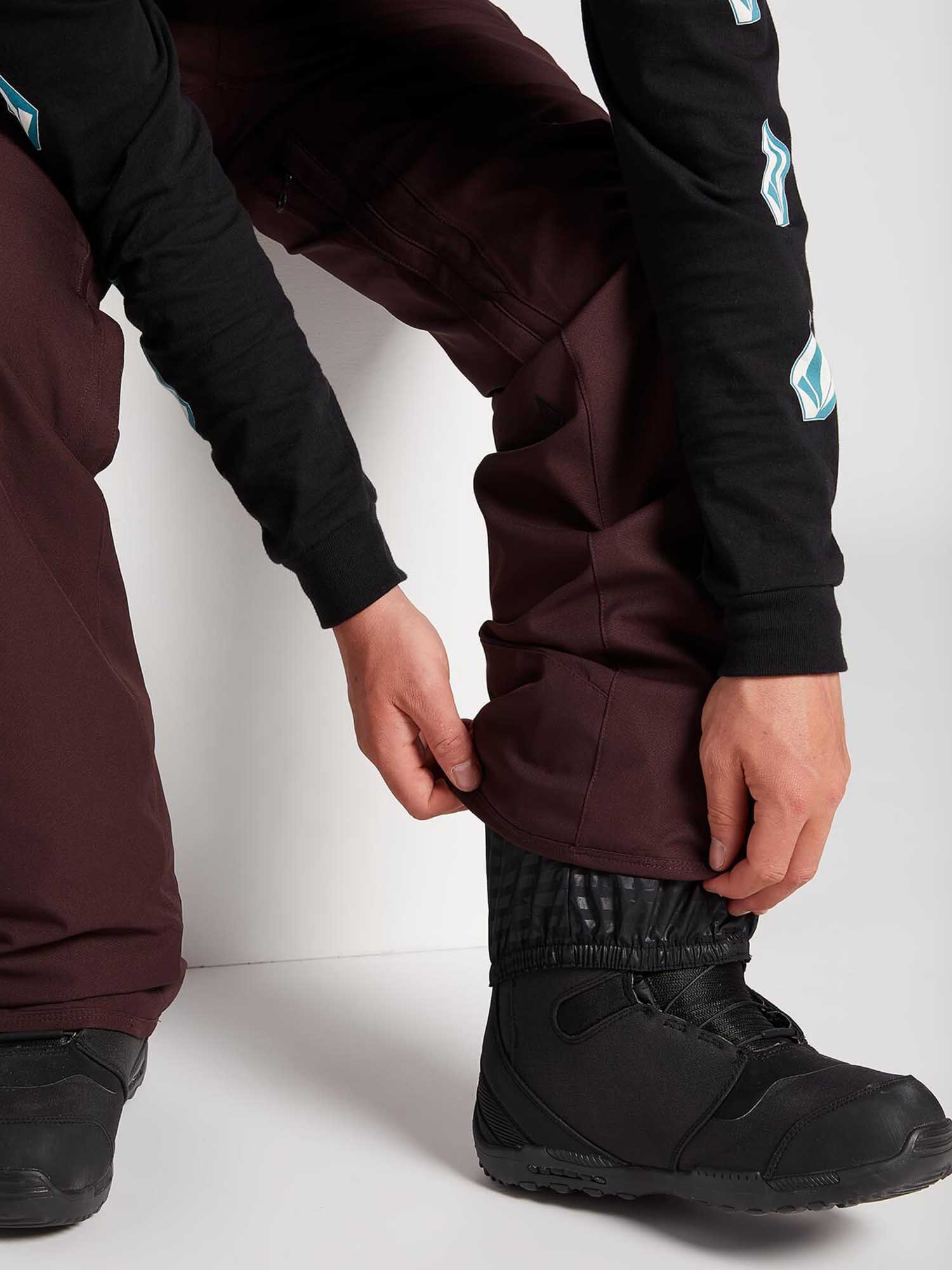 Volcom - Freakin Snow Chino Burgundy - 6