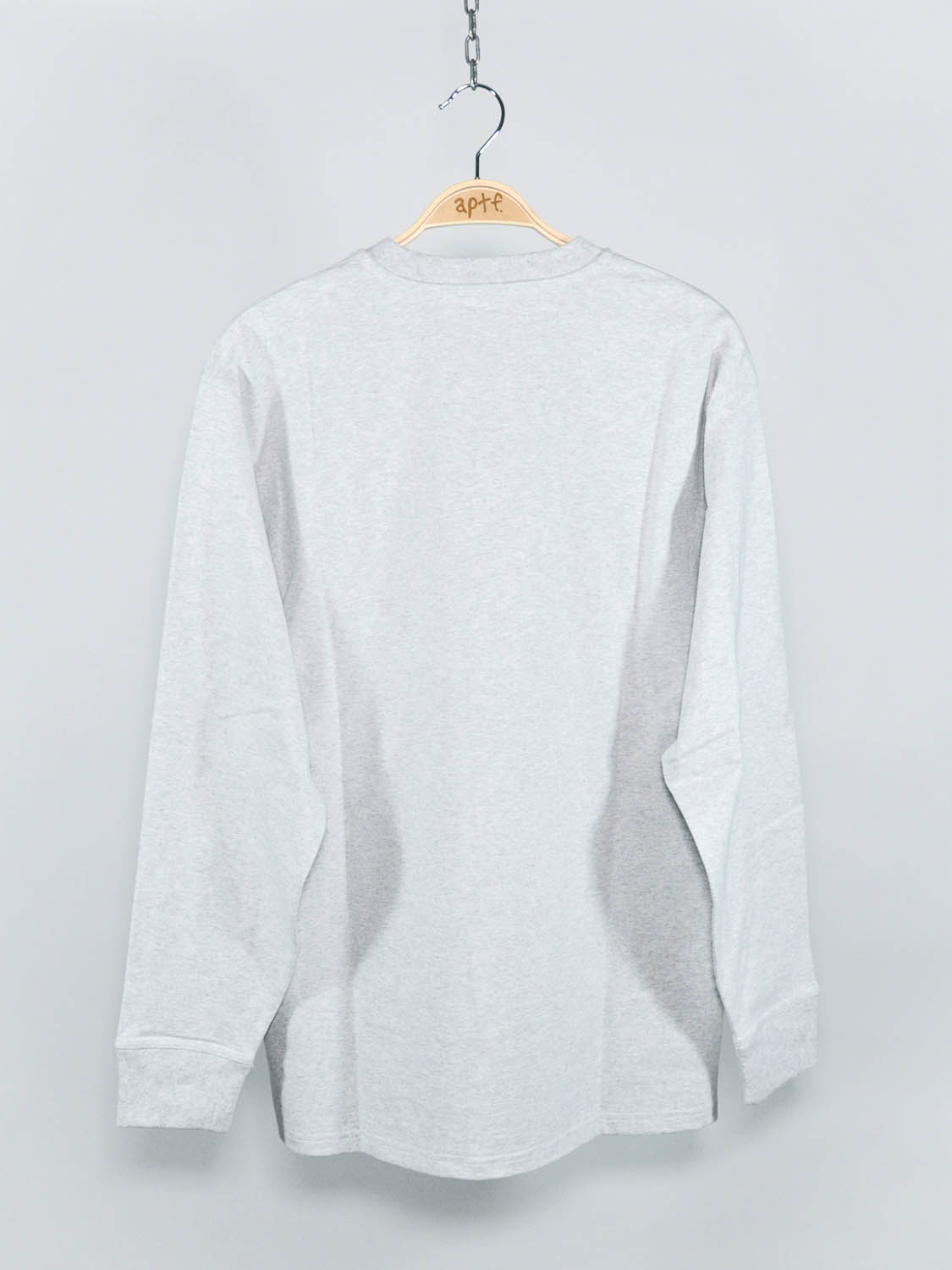 Carhartt WIP - Organic American Script Long Sleeve Ash Heather - 2