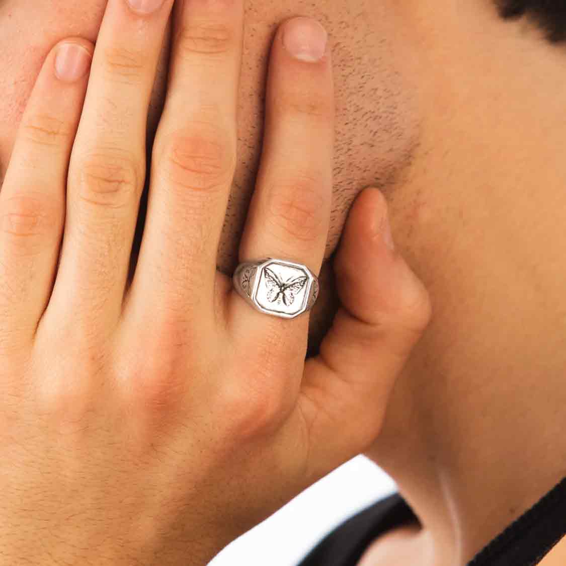 TwoJeys - Butterfly Effect Ring Plata - 4