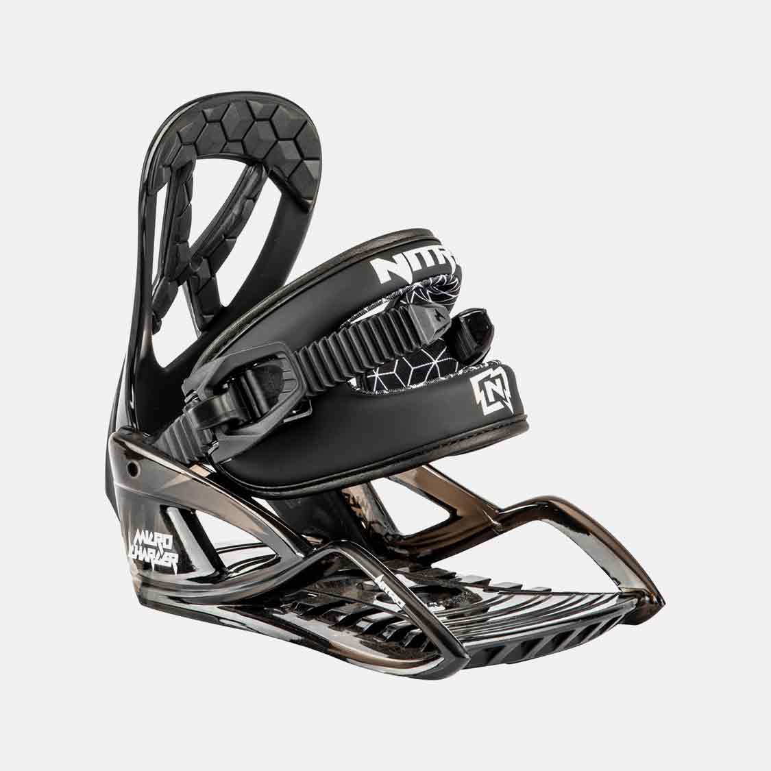 Nitro Snowboard Set - Ripper Kids x Volcom 106 + Micro Charger Black X-small - 3