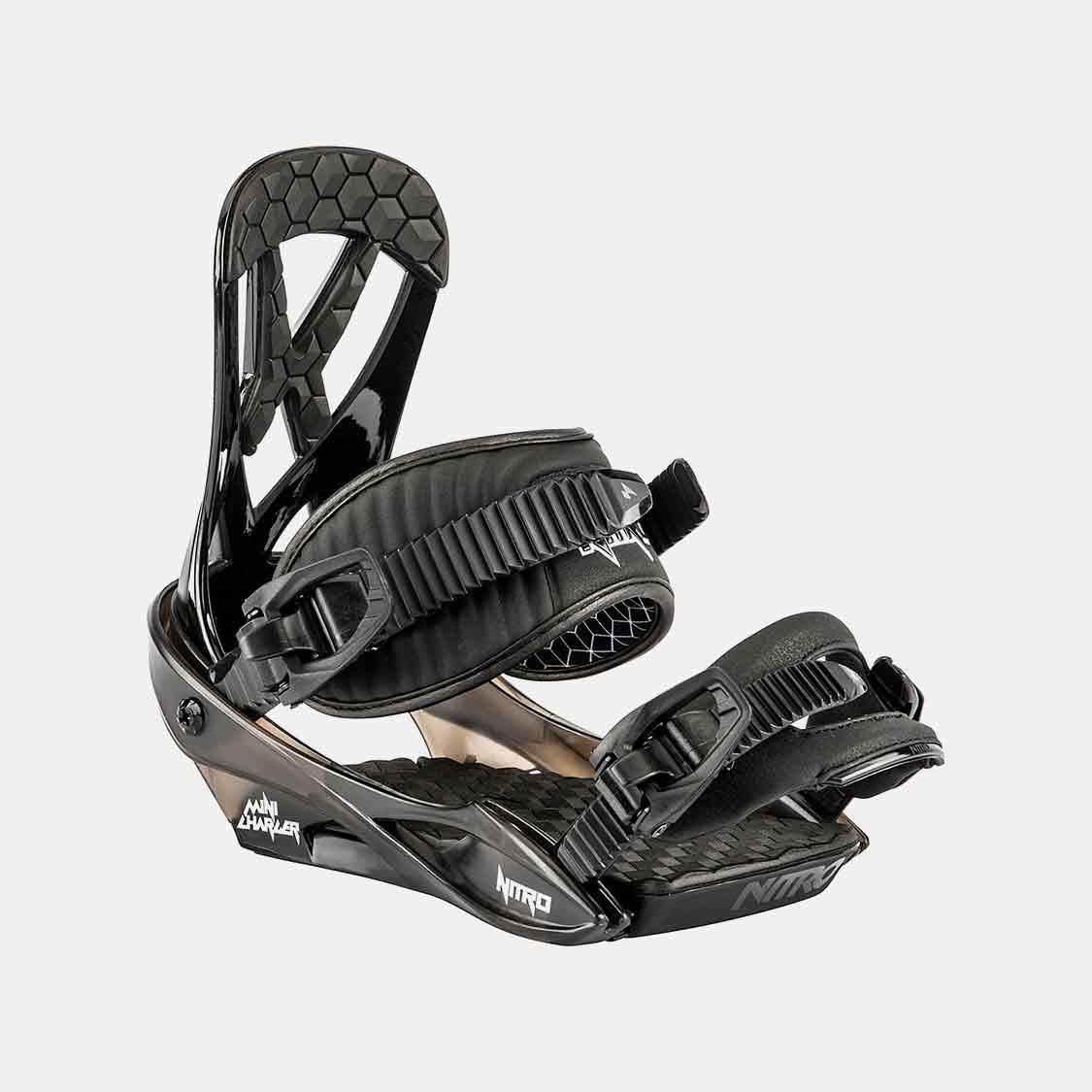 Nitro Snowboard Set - Ripper Kids x Volcom 116 + Mini Charger Black Small - 3