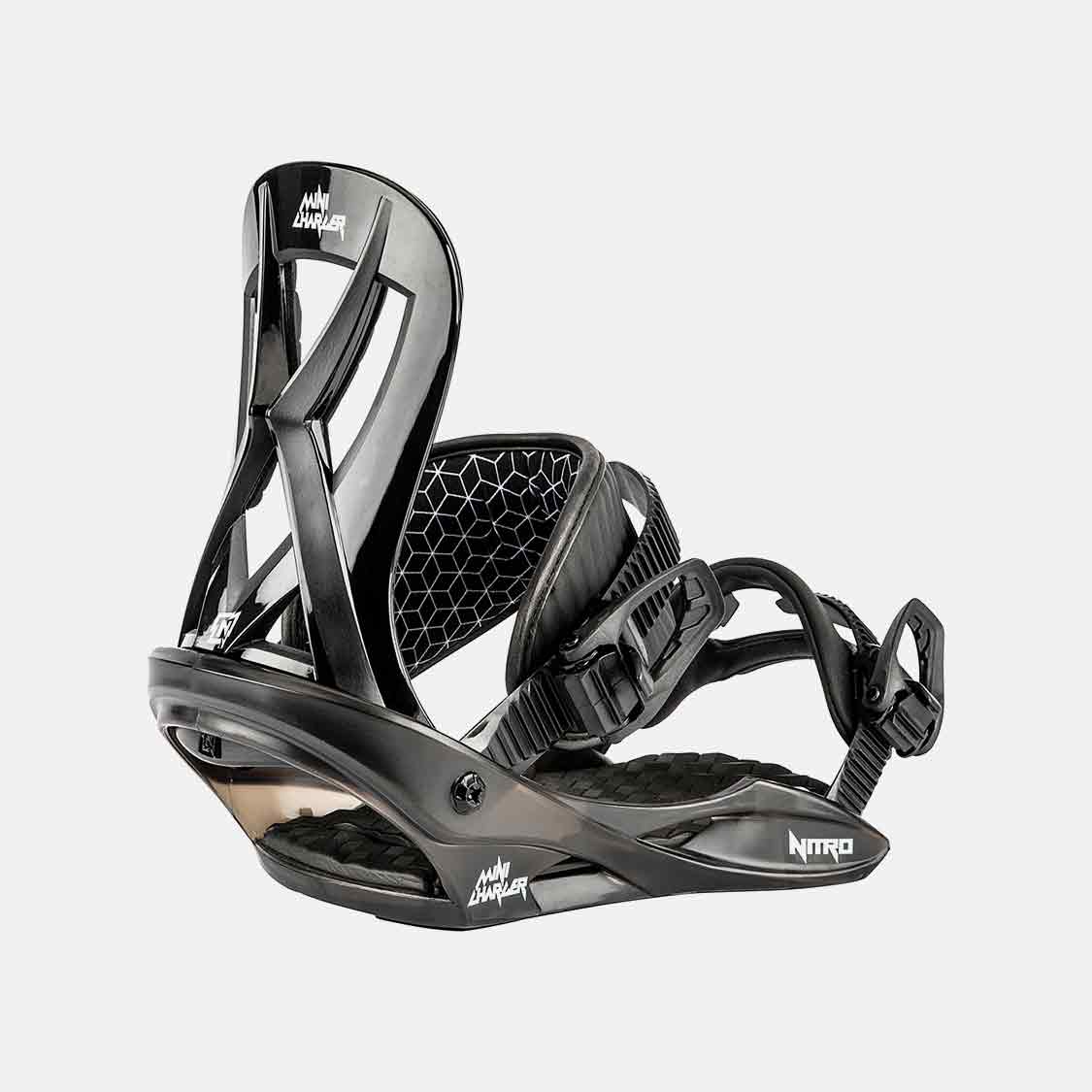Nitro Snowboard Set - Ripper Kids x Volcom 116 + Mini Charger Black Small - 4