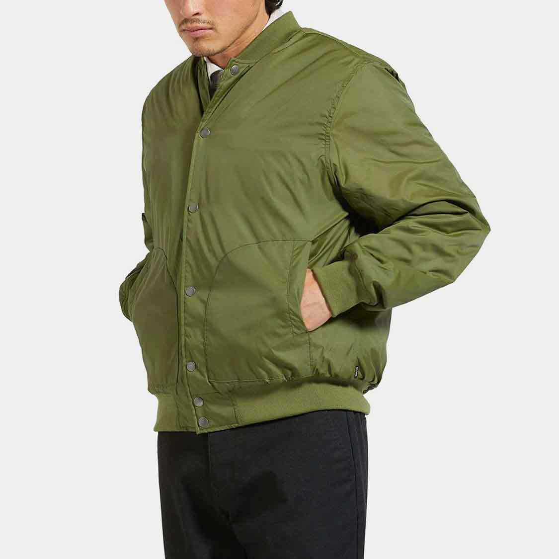 Brixton - Dillinger Flight Bomber Jacket Cypress Green